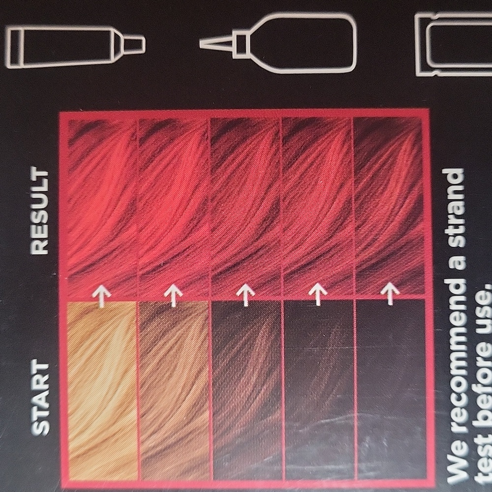 No Bleach London Vivid RED Hair Dye V66 NIB permanent vegan dye blends grays - Picture 5 of 8